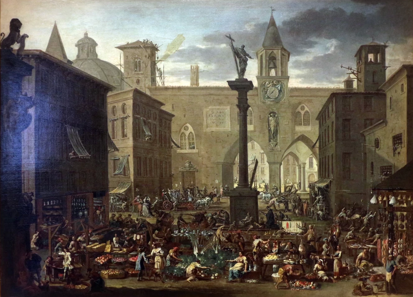 Mercato o il mercato del Verziere - Castello Sforzesco, Milano